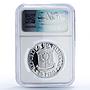 Philippines 25 piso FAO World Food Day Woman PF67 NGC silver coin 1976