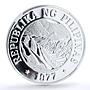 Philippines 25 piso FAO World Food Day Banaue Terraces PF69 NGC silver coin 1977