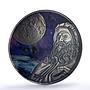 Ghana 5 cedis Da Vinci Meteorite Moon Planets Space MS 70 NGC silver coin 2019