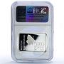 Hungary 5000 forint Orseg National Park Butterfly PF 70 NGC silver coin 2010