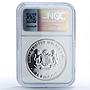 Malaysia 25 ringgit 9th South East Asian Games Sports MS 69 NGC silver coin 1977