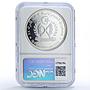 Saharawi 5000 pesetas Proclamation Republic Jeep Car PF 67 NGC silver coin 1996