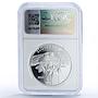 Slovakia 20 euro National Park Poloniny Wolves Fauna PF 70 NGC silver coin 2010