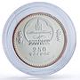 Mongolia 250 togrog Scorpio Zodiac Signs Gilt silver coin 2007