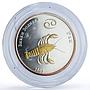 Mongolia 250 togrog Cancer Zodiac Signs Gilt silver coin 2007
