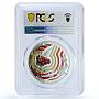 Armenia 1000 dram Sorbus Rowan Flower Plant Flora PR 70 PCGS silver coin 2011