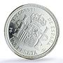 Spain Alfonso XIII 1 Peseta Restrike Replica 1893 SP 69 PCGS silver token 2020