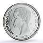 Spain Alfonso XII 1 Peseta Restrike Replica 1876 SP 69 PCGS silver token 2020