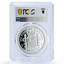 Spain Provisional 2 Pesetas Restrike Replica 1869 SP 69 PCGS silver token 2020