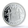 Spain Provisional 2 Pesetas Restrike Replica 1869 SP 69 PCGS silver token 2020