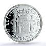 Spain Alfonso XIII 2 Pesetas Restrike Replica 1889 SP 69 PCGS silver token 2020