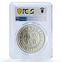 Spain Charles III 8 Reales Lima Restrike Replica MS 69 PCGS silver token 2020