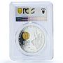Kazakhstan 100 tenge Tomiris Military Leader History PR 69 PCGS silver coin 2010