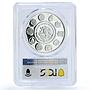 Mexico 5 pesos Acapulco Galleon Ship Ibero-American PR 68 PCGS silver coin 2003