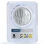 Romania 10 lei Tudor Vianu Philosopher Science PR 69 PCGS silver coin 2022