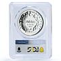 Turkiye 750000 lira FAO World Food Day Wheat Right PR 69 PCGS silver coin 1996