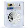 Ukraine 10 hryvnias Larix Polonica Polish Larch PR 69 PCGS silver coin 2001