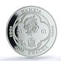 Zambia 4000 kwacha King Edward VII History Politics PR 69 PCGS silver coin 2001