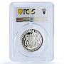 Germany Federal Bavaria Madonna 1868 w/ Baby Jesus SP 66 PCGS silver medal 1968