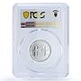 Spain Provisional 50 Centimos Restrike Replica 1869 SP 69 PCGS silver token 2020