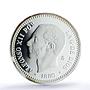 Spain Alfonso XII 50 Centimos Restrike Replica 1880 SP 69 PCGS silver token 2020