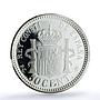 Spain Alfonso XIII 50 Centimo Restrike Replica 1892 SP 69 PCGS silver token 2020