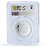 Spain Provisional 1 Peseta Restrike Replica 1869 SP 69 PCGS silver token 2020