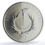 Tanzania 20 shilingi Central Bank President Mwinyi MS 66 PCGS CuNi coin 1986