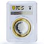 Australia 10 dollars Millennium The Present Gilt PR 70 PCGS silver coin 2000