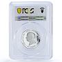 Solomon Islands 50 cents Orwell Literature PL 70 PCGS silvered iron coin 2025