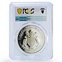 Turks and Caicos Islands 20 crowns Angler King Fish PR 67 PCGS silver coin 1999