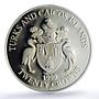 Turks and Caicos Islands 20 crowns Seahorse Fauna PR 69 PCGS silver coin 1999