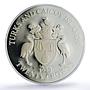 Turks and Caicos Islands 20 crowns Flamingo Bird PR 69 PCGS silver coin 1999