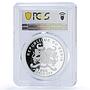 Benin 1000 francs Paris France Eiffel Tower Romantic PR 70 PCGS silver coin 2013