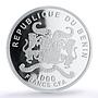 Benin 1000 francs Paris France Eiffel Tower Romantic PR 70 PCGS silver coin 2013
