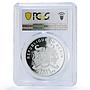 Benin 1000 francs Bavaria Neuschwanstein Romantic PR 69 PCGS silver coin 2013