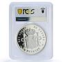 Spain Alfonso XIII 5 Pesetas Restrike Replica 1892 SP 69 PCGS silver token 2020