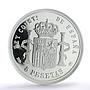 Spain Alfonso XII 5 Pesetas Restrike Replica 1885 SP 69 PCGS silver token 2020