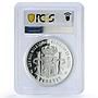 Spain Alfonso XII 5 Pesetas Restrike Replica 1875 SP 68 PCGS silver token 2020
