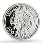 Togo 500 francs Albert Einstein 120th Birth Science PR 69 PCGS silver coin 2000