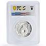 Ukraine 10 hryvnias Kosiv Painting Folk Art Rooster PR 69 PCGS silver coin 2017