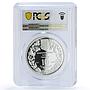 Ukraine 10 hryvnias Otis Tarda Bustard Bird Fauna PR 69 PCGS silver coin 2013
