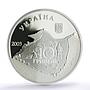 Ukraine10 hryvnias Genoese Fortress Sudak Castle PR 69 PCGS silver coin 2003