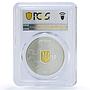 Ukraine 10 hryvnias Constitution Rebirth Statehood PR 70 PCGS silver coin 2021
