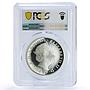 Great Britain 2 pounds Greyhound Dog Queen Beasts PR 70 PCGS silver coin 2021
