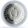 Belarus 20 roubles Tower Kamenets Vezha Architecture proof silver coin 2001