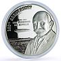 Cook Islands 20 dollars Zepellin Airship Aviation History proof silver coin 2017
