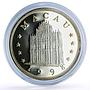 China Macau 100 patacas Year of the Tiger Lunar Calendar proof silver coin 1998