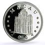 China Macau 100 patacas Year of the Monkey Lunar Calendar proof silver coin 2004
