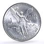 Mexico 1 onza Libertad Angel of Independence silver coin 1988